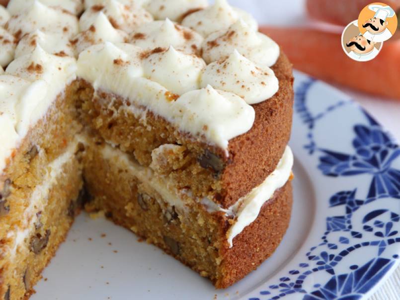 Tarta de zanahoria y nueces, Carrot cake