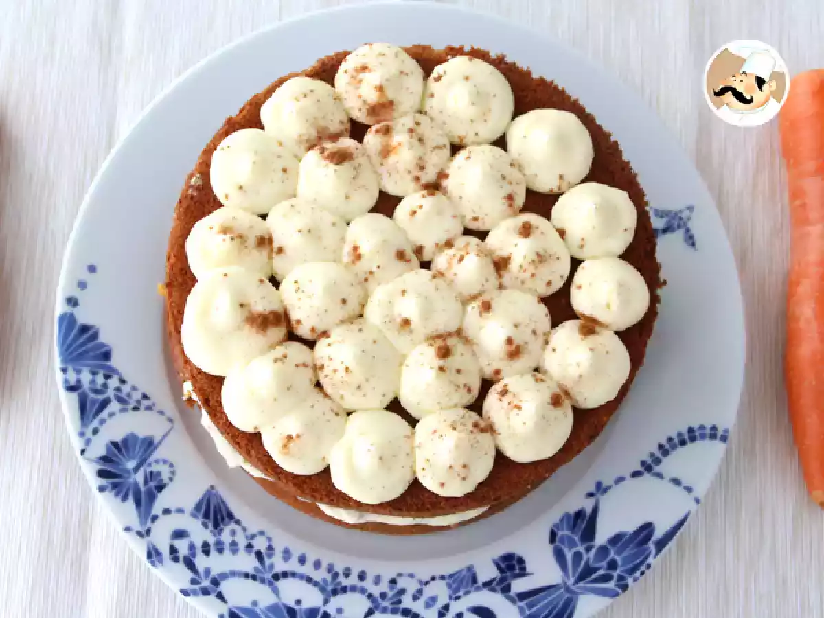 Tarta de zanahoria y nueces, Carrot cake - foto 2