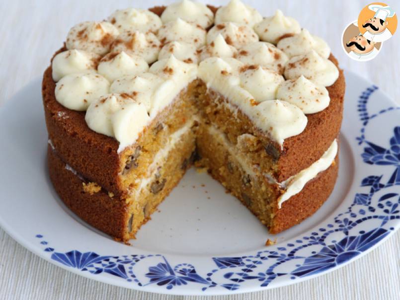 Tarta de zanahoria y nueces, Carrot cake - foto 4