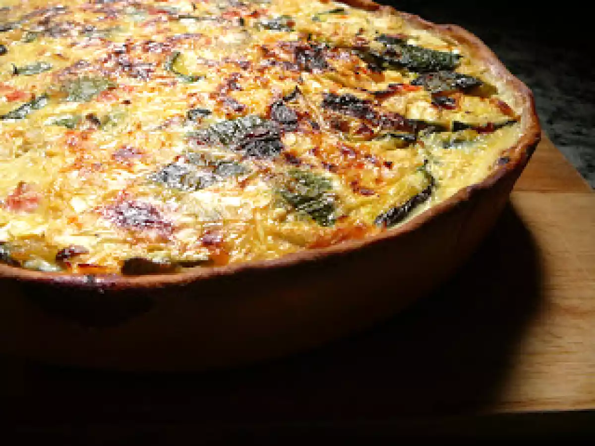 Tarta de zapallitos redondos