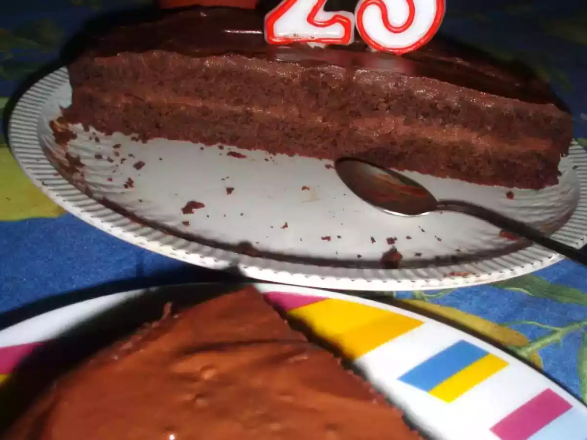 Tarta del diablo sin azúcar