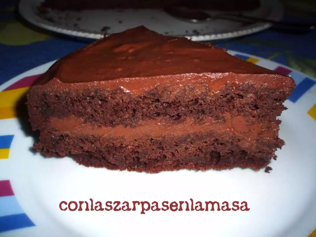Tarta del diablo sin azúcar - foto 2