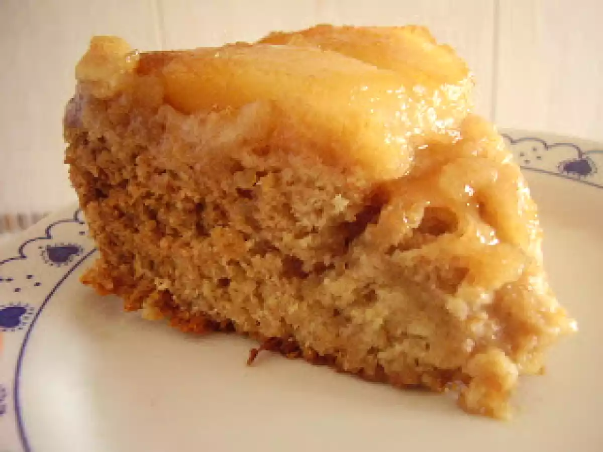 TARTA DIETÉTICA DE PERAS AL ESTILO TATIN