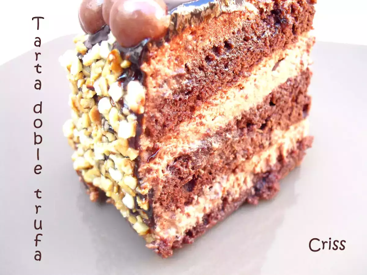 Tarta doble trufa - foto 2