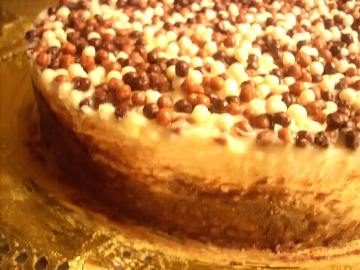 TARTA DOS CHOCOLATES (CON UNA CAPA CRUJIENTE)