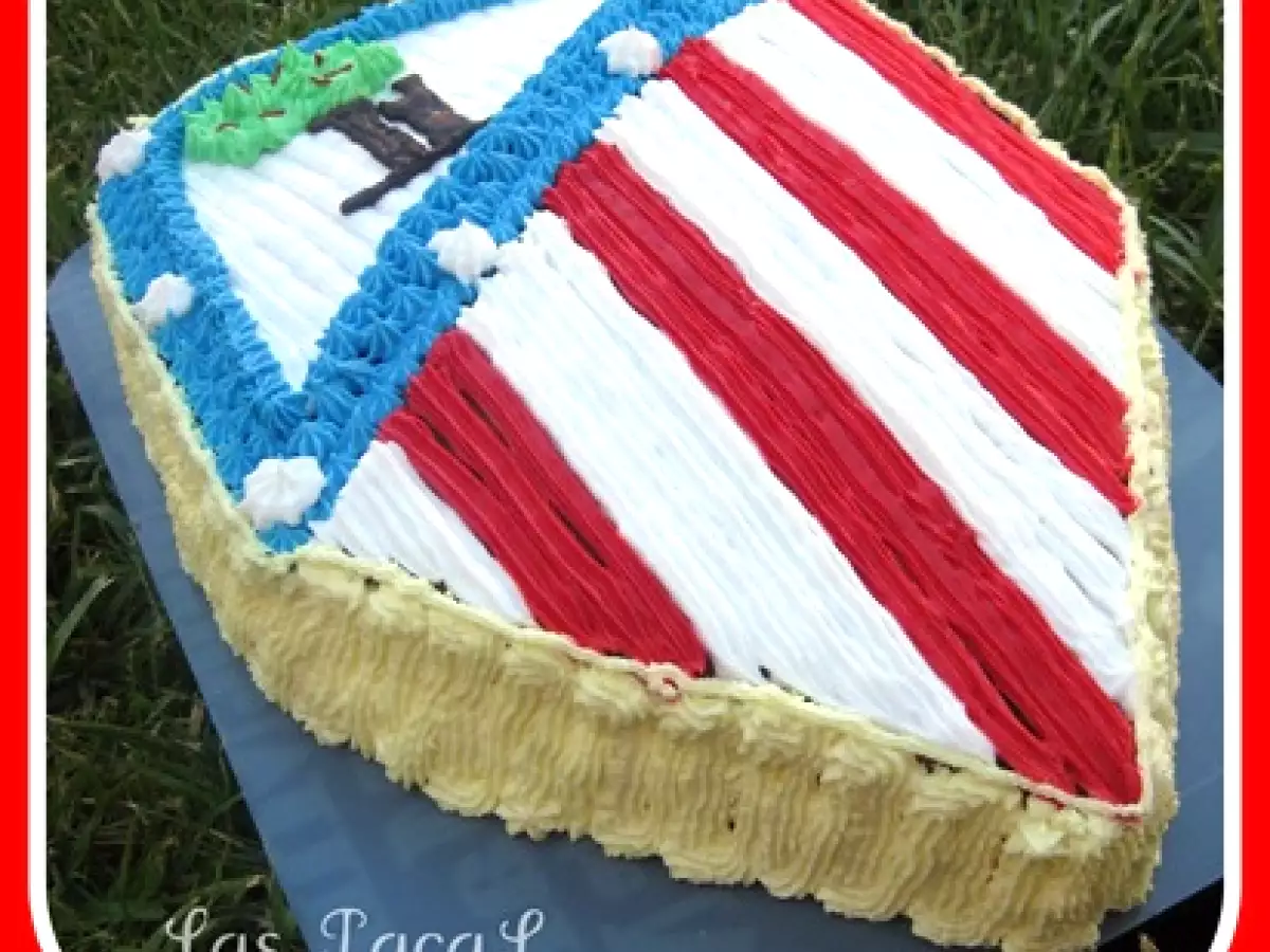 Tarta ?Escudo Atlético de Madrid?