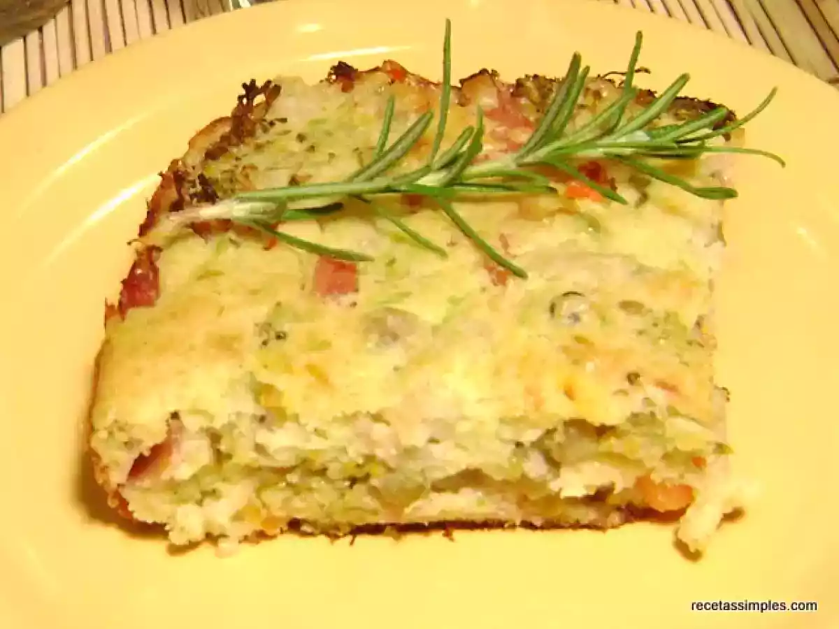 Tarta especial de vegetales