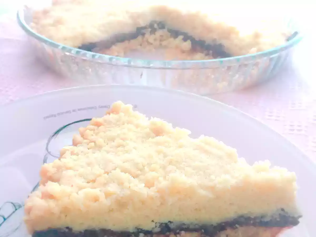 Tarta estilo rústica con relleno de nutella