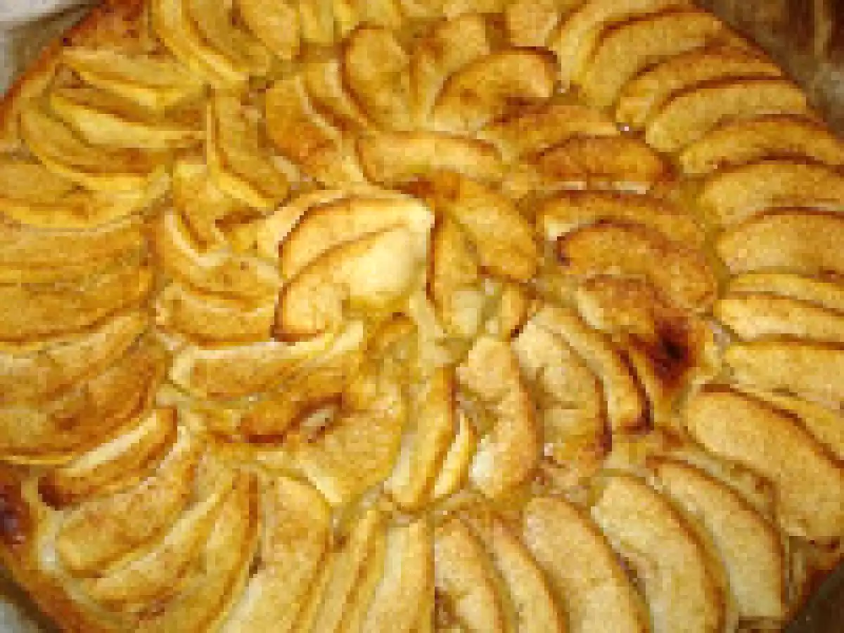 Tarta fina de manzana