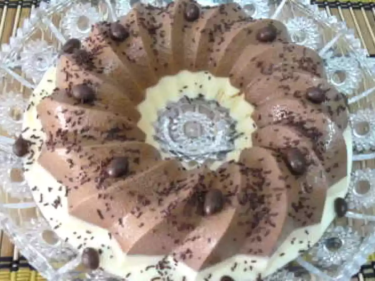 Tarta Flan Dos Chocolates