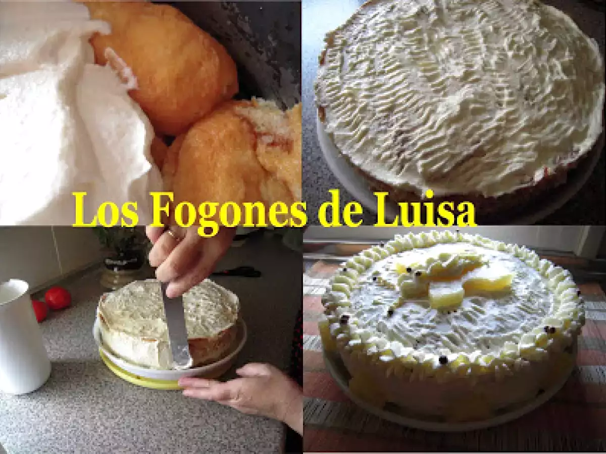 Tarta fría de piña, sin horno - foto 2