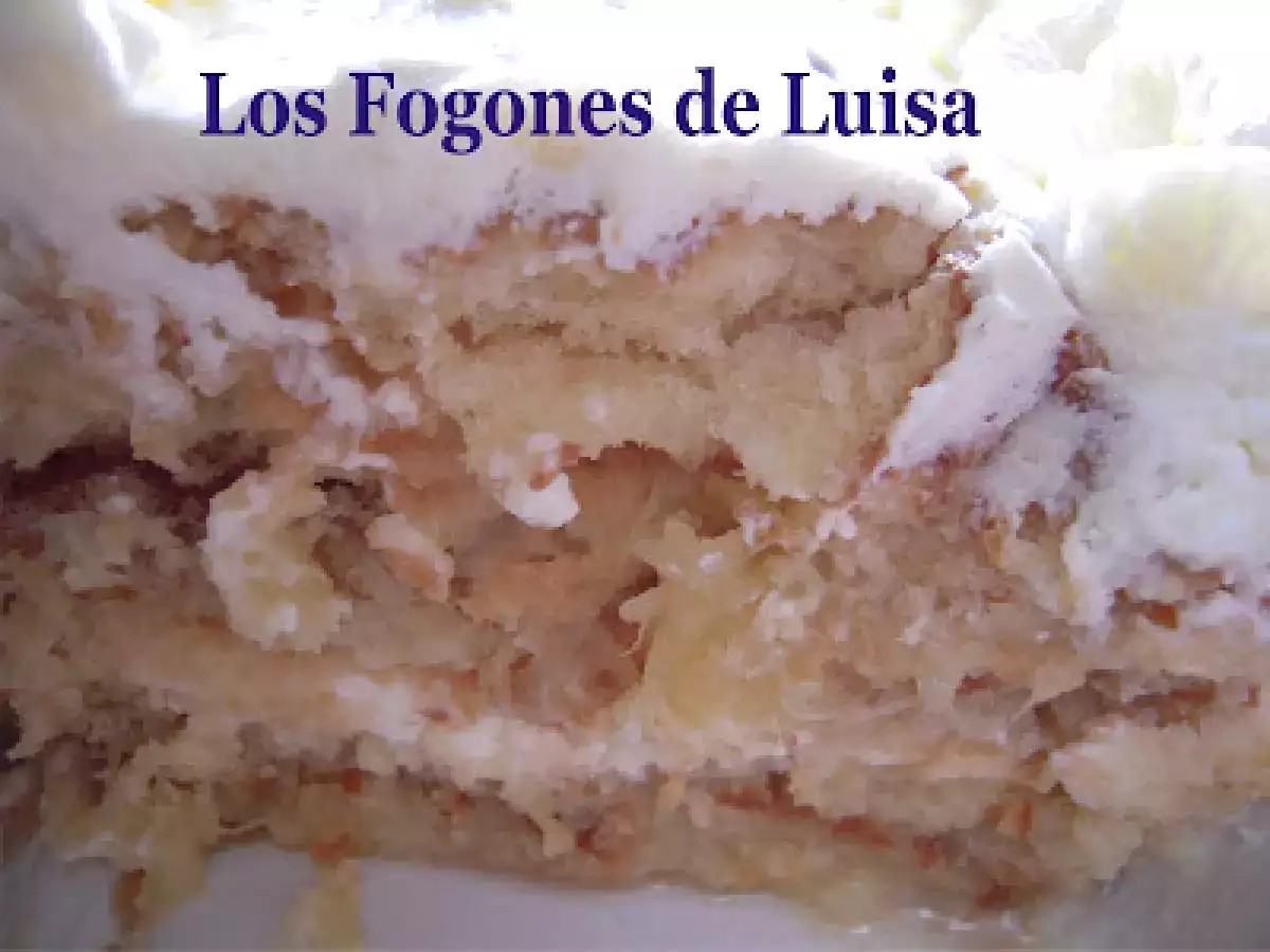 Tarta fría de piña, sin horno - foto 4