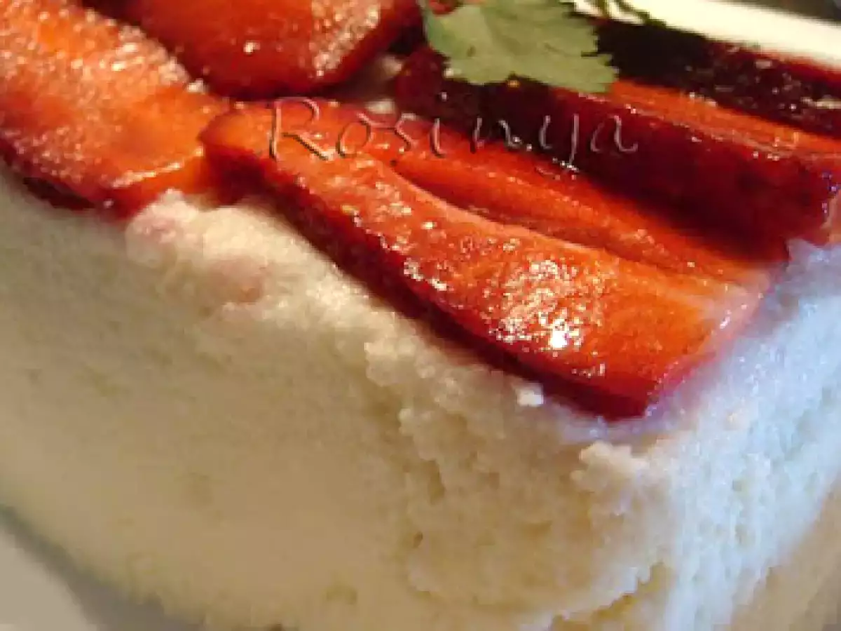 TARTA FRIA DE QUESO Y FRESAS - foto 2