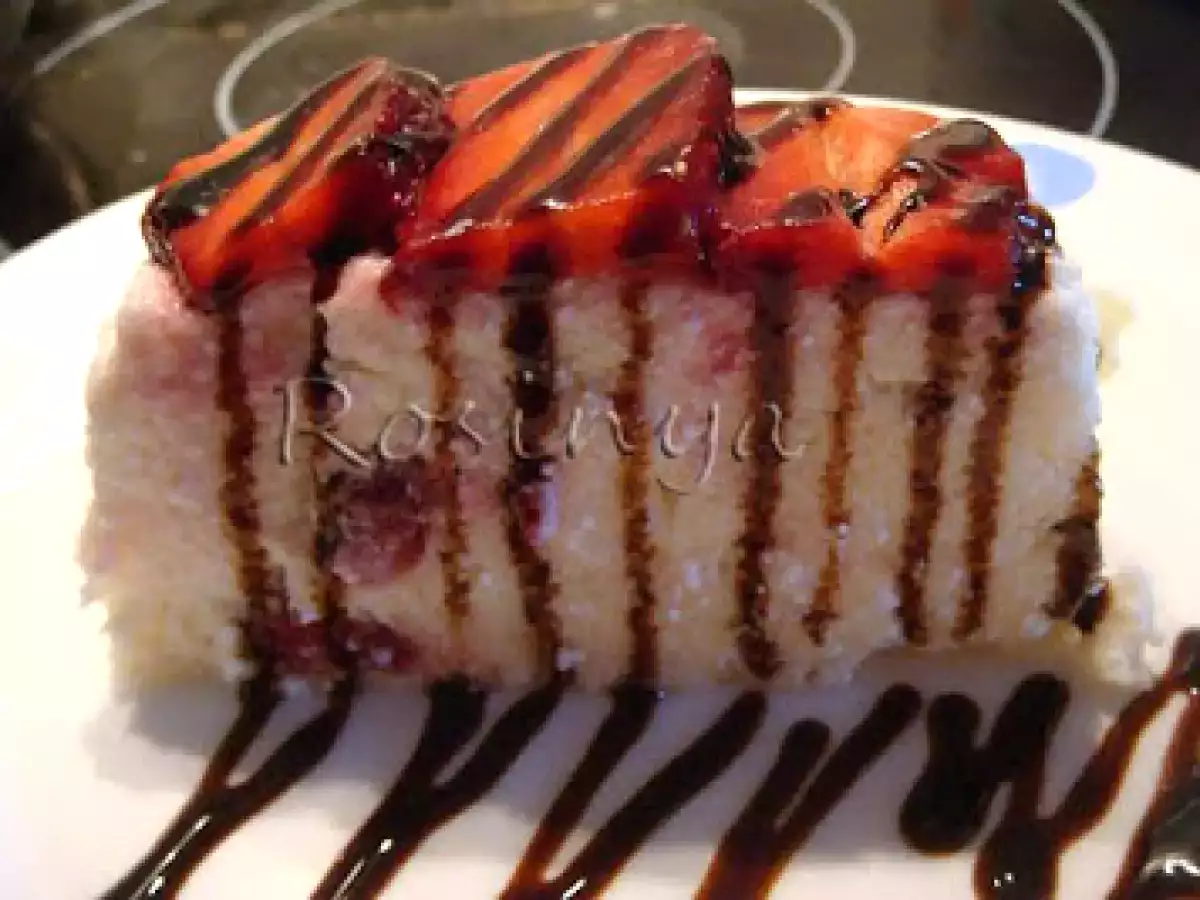 TARTA FRIA DE QUESO Y FRESAS - foto 3