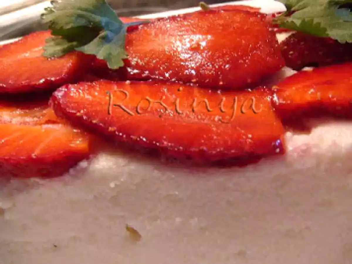 TARTA FRIA DE QUESO Y FRESAS - foto 4