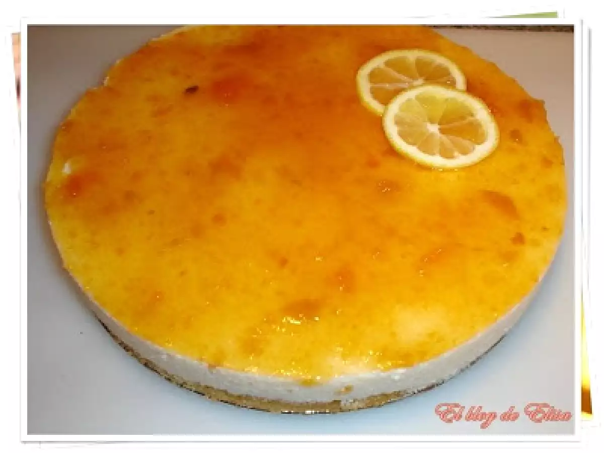 Tarta fría de requesón