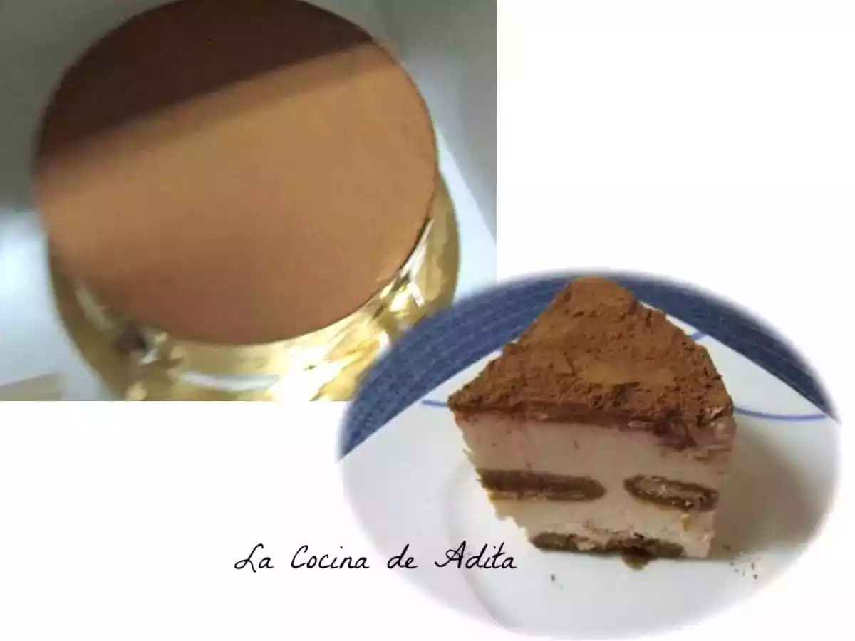 Tarta helada de tiramisu