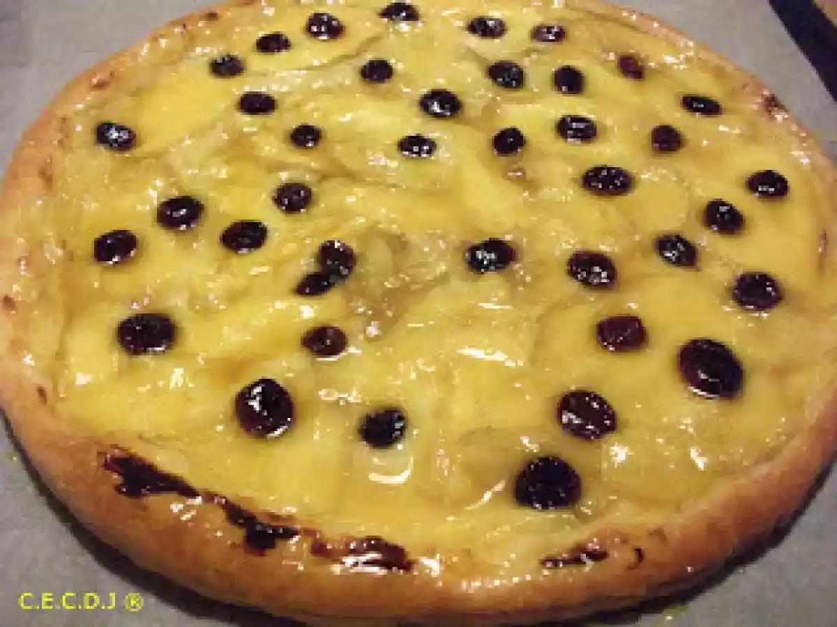 Tarta hojaldrada de mango y arándanos - foto 3