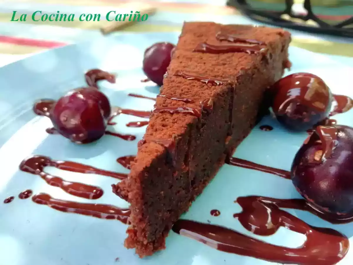 Tarta Húmeda de Chocolate y Almendra