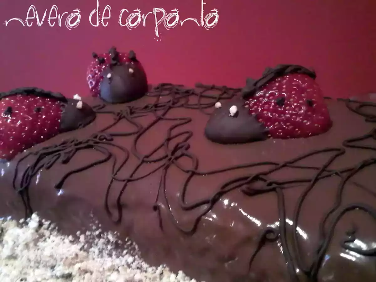 TARTA LADYBUG (O la tipica tarta de galletas de toda la life)