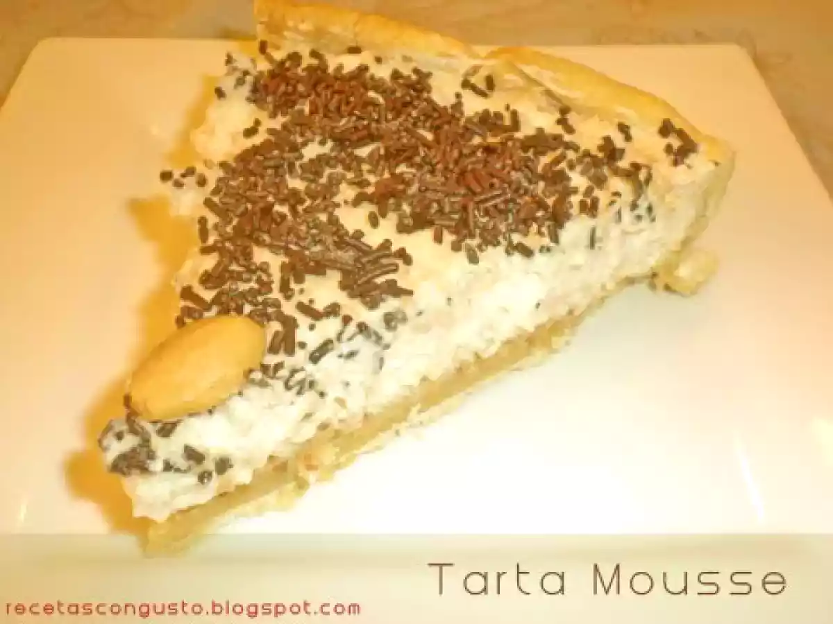 Tarta Mousse de almendras y turrón