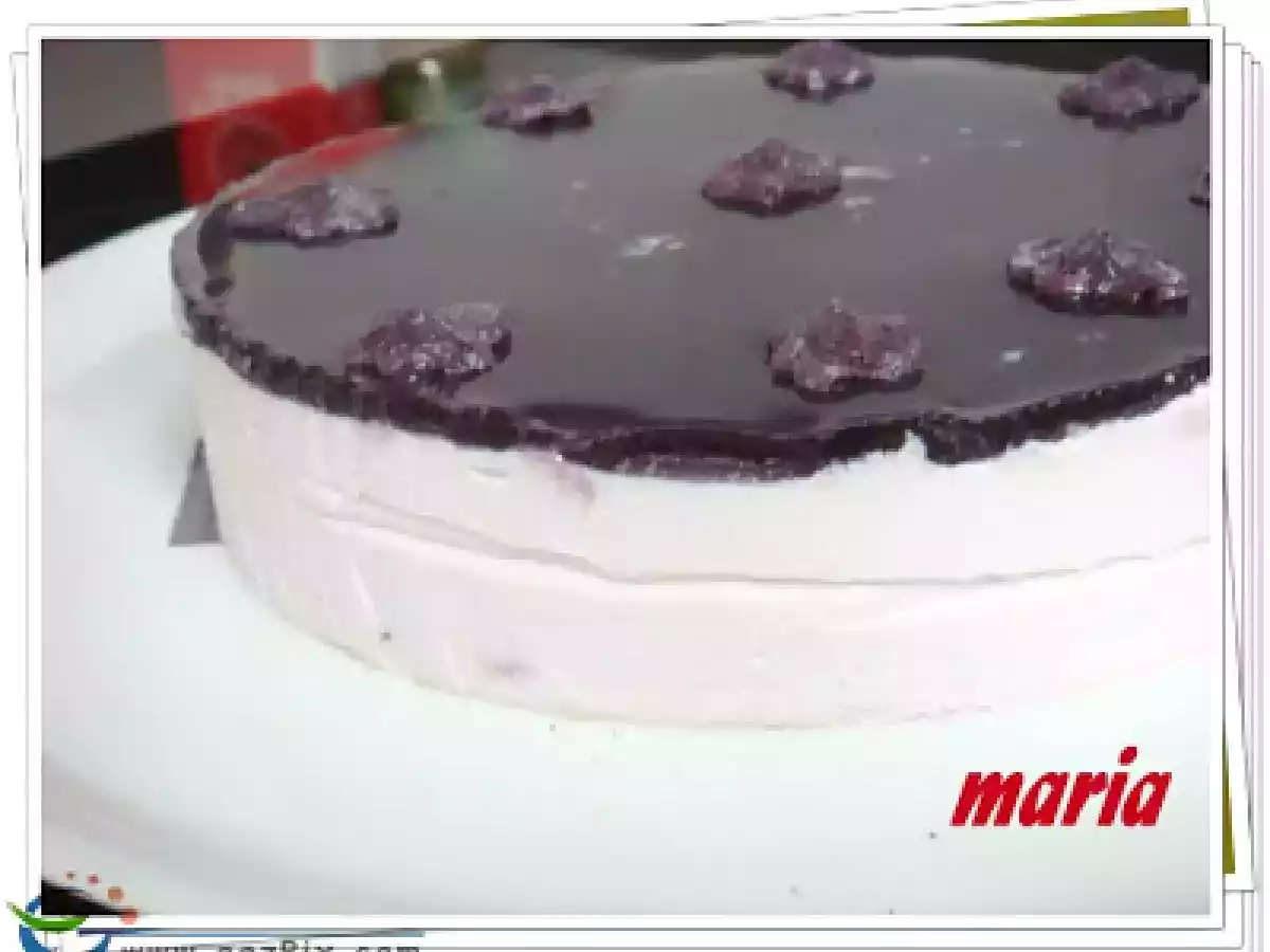 Tarta mousse de caramelos de violeta - foto 3