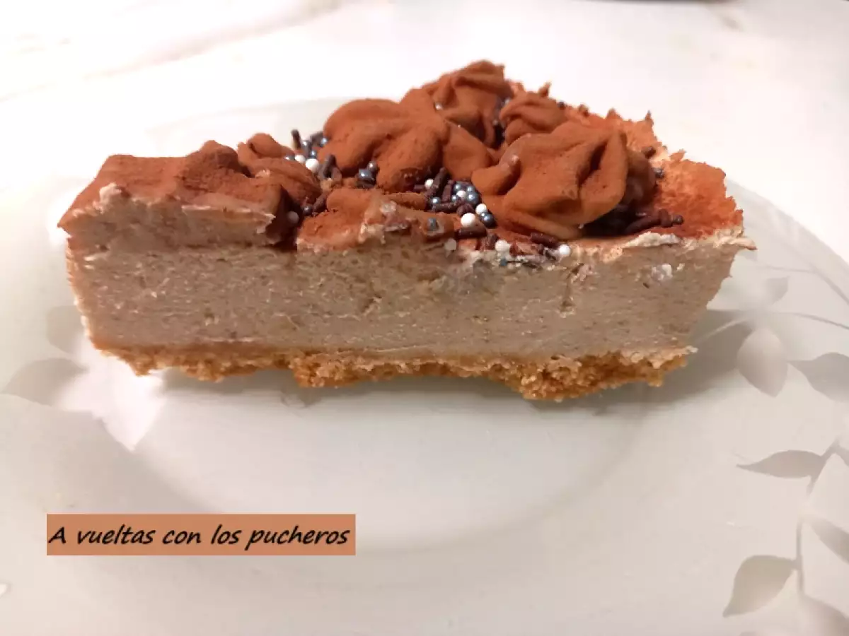 Tarta mousse de castañas sin azúcar ni gluten - foto 3