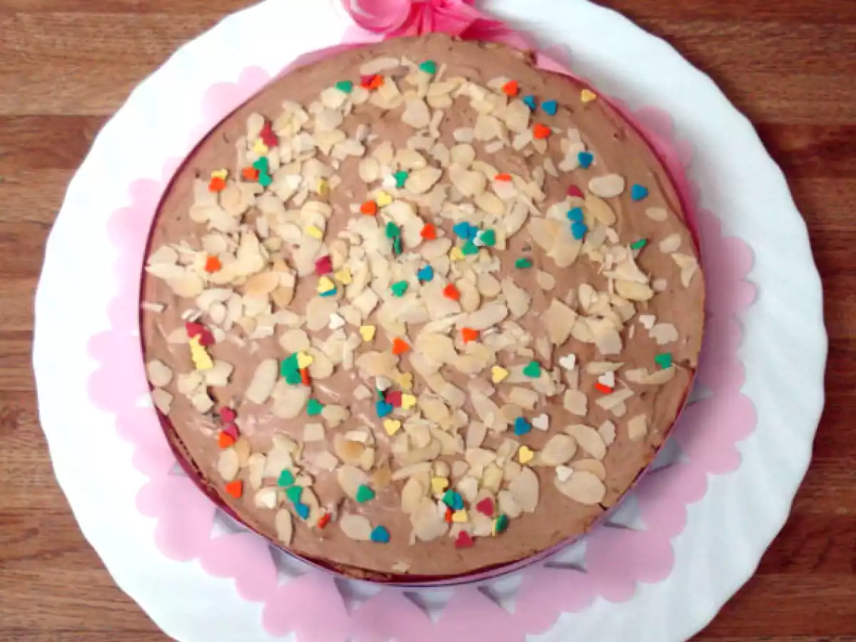 Tarta mousse de chocolate Milka (para San Valentín)