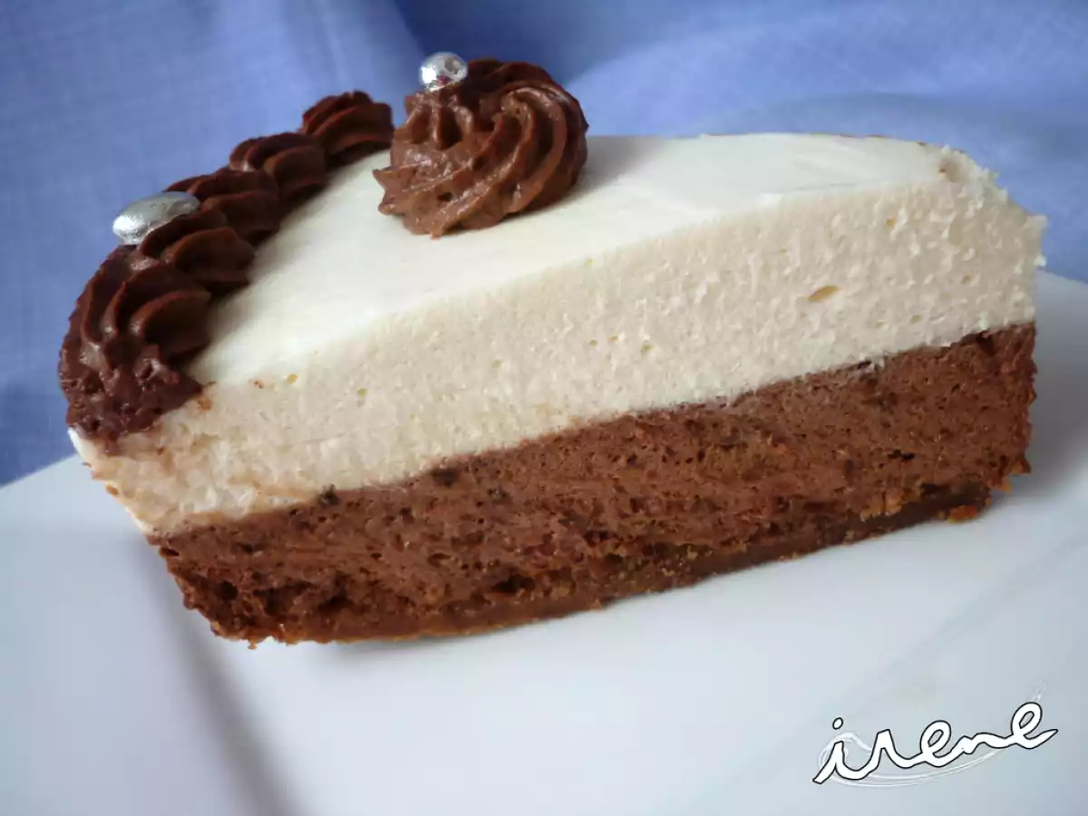 Tarta mousse de chocolate negro y blanco (cumpleaños) - foto 3