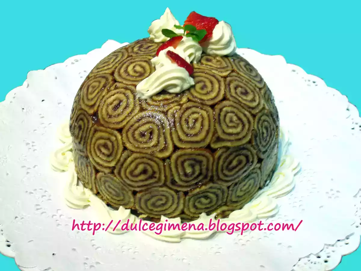 Tarta mousse de fresa Las Vegas