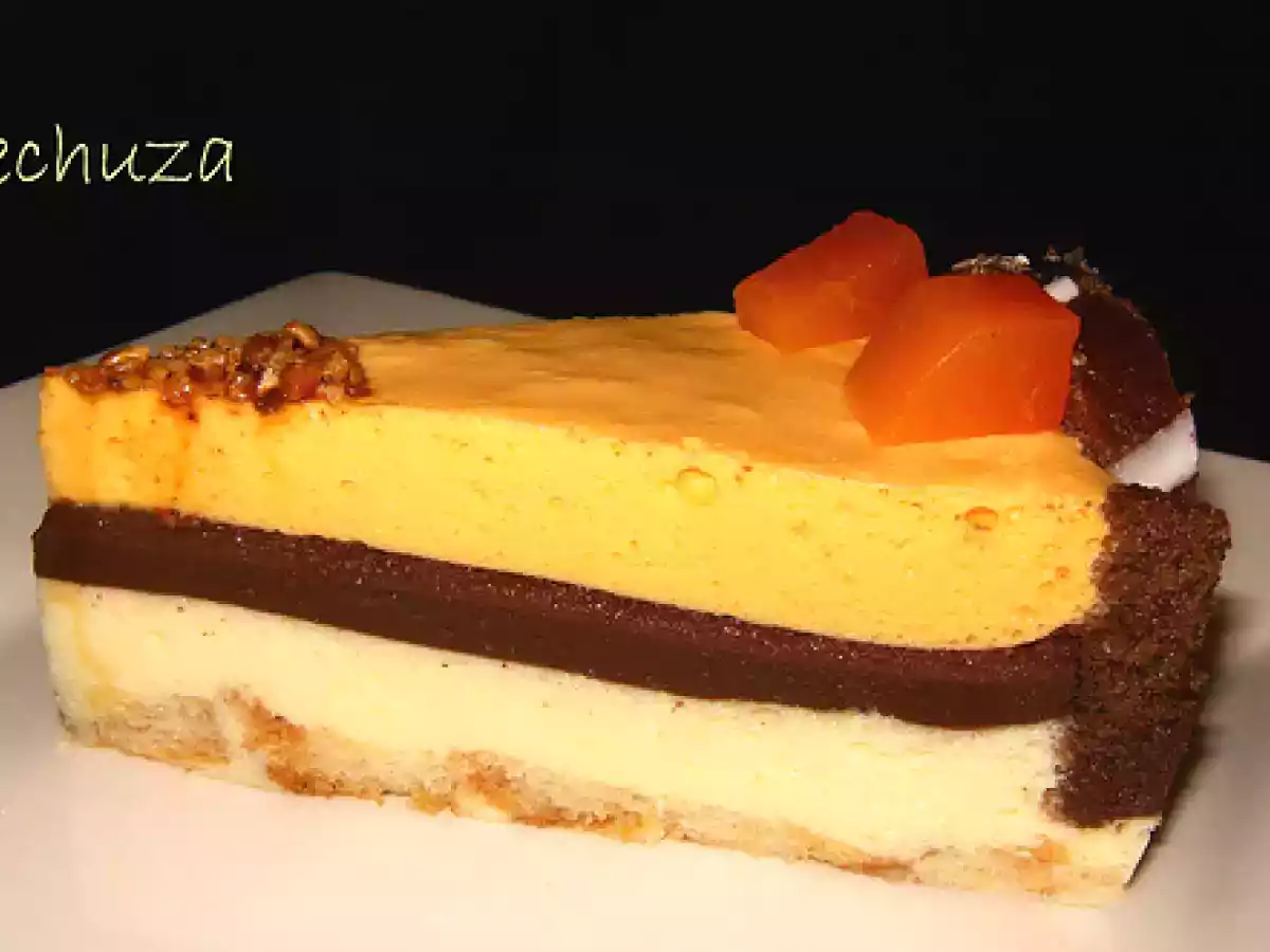 Tarta mousse de limón, chocolate y mango - foto 2