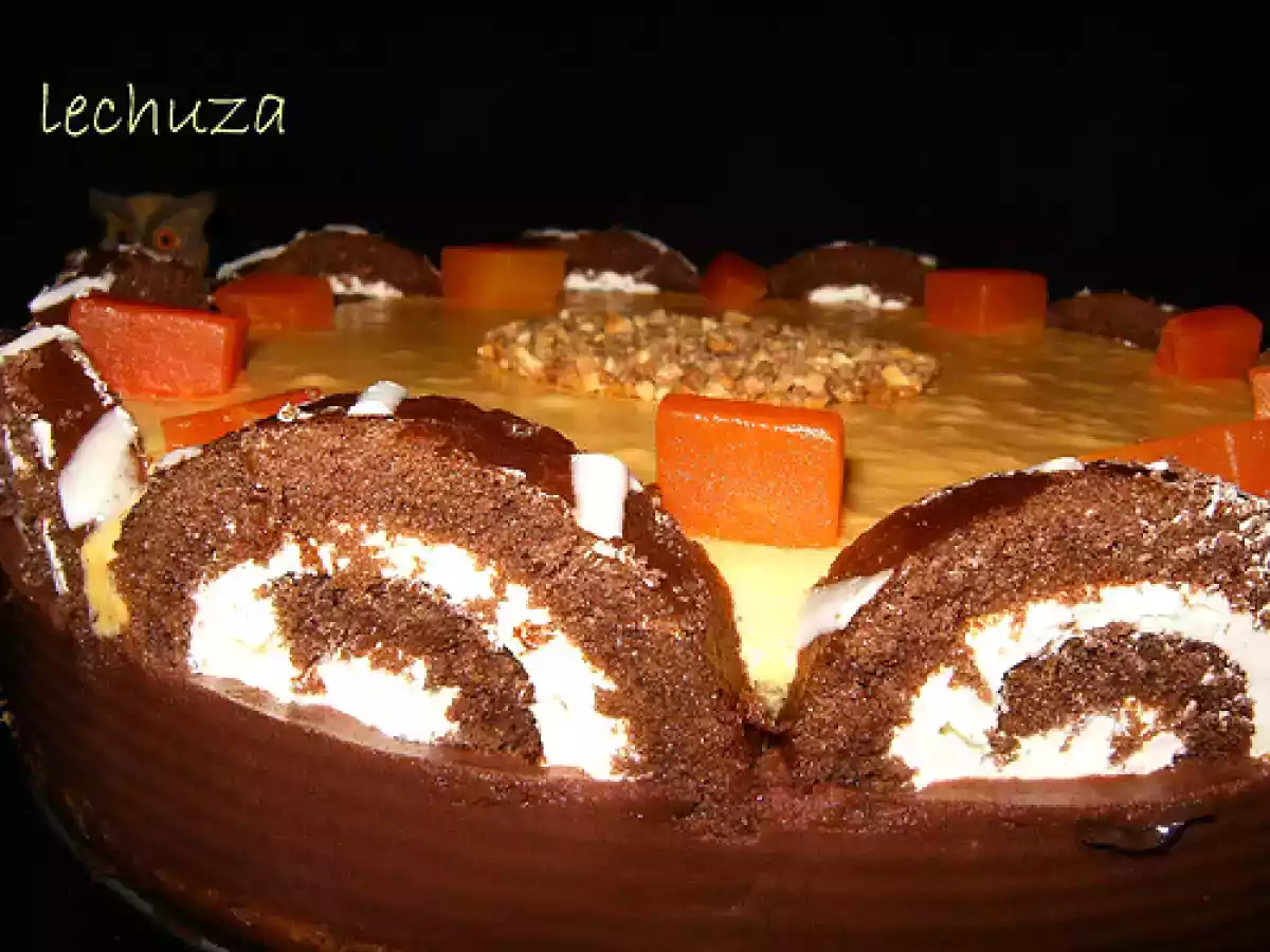 Tarta mousse de limón, chocolate y mango - foto 4