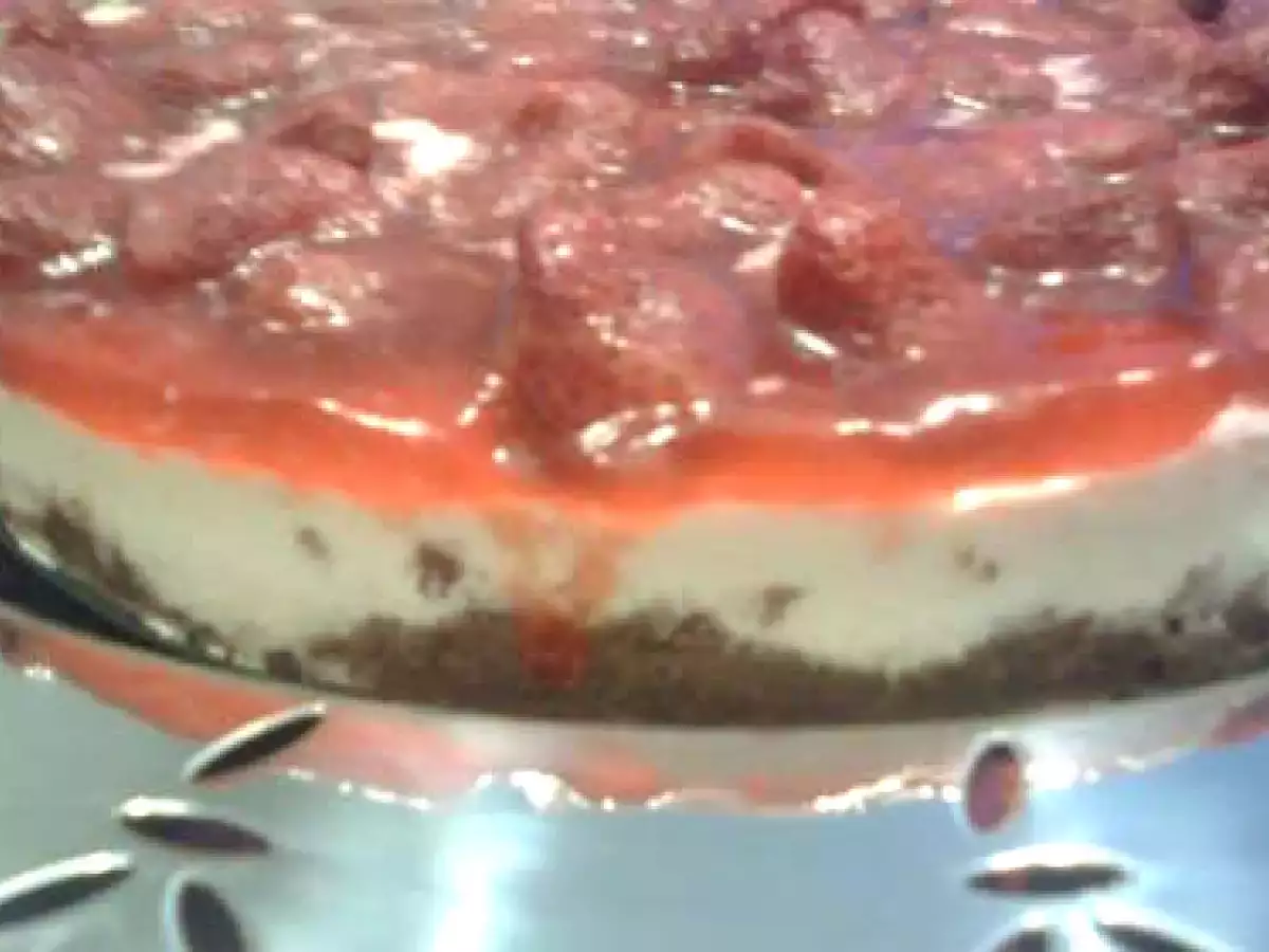 TARTA MOUSSE DE LIMON CON FRESAS