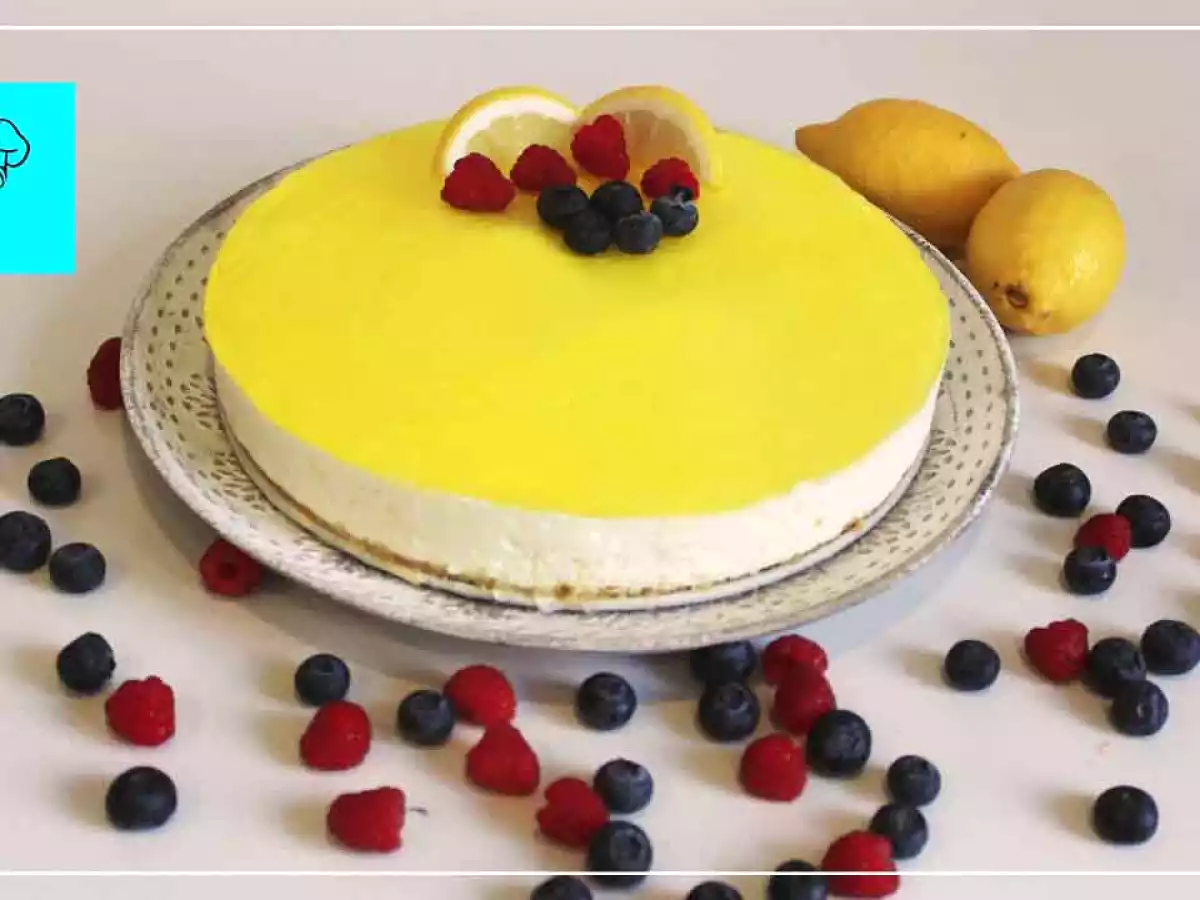 Tarta mousse de limón sin gluten