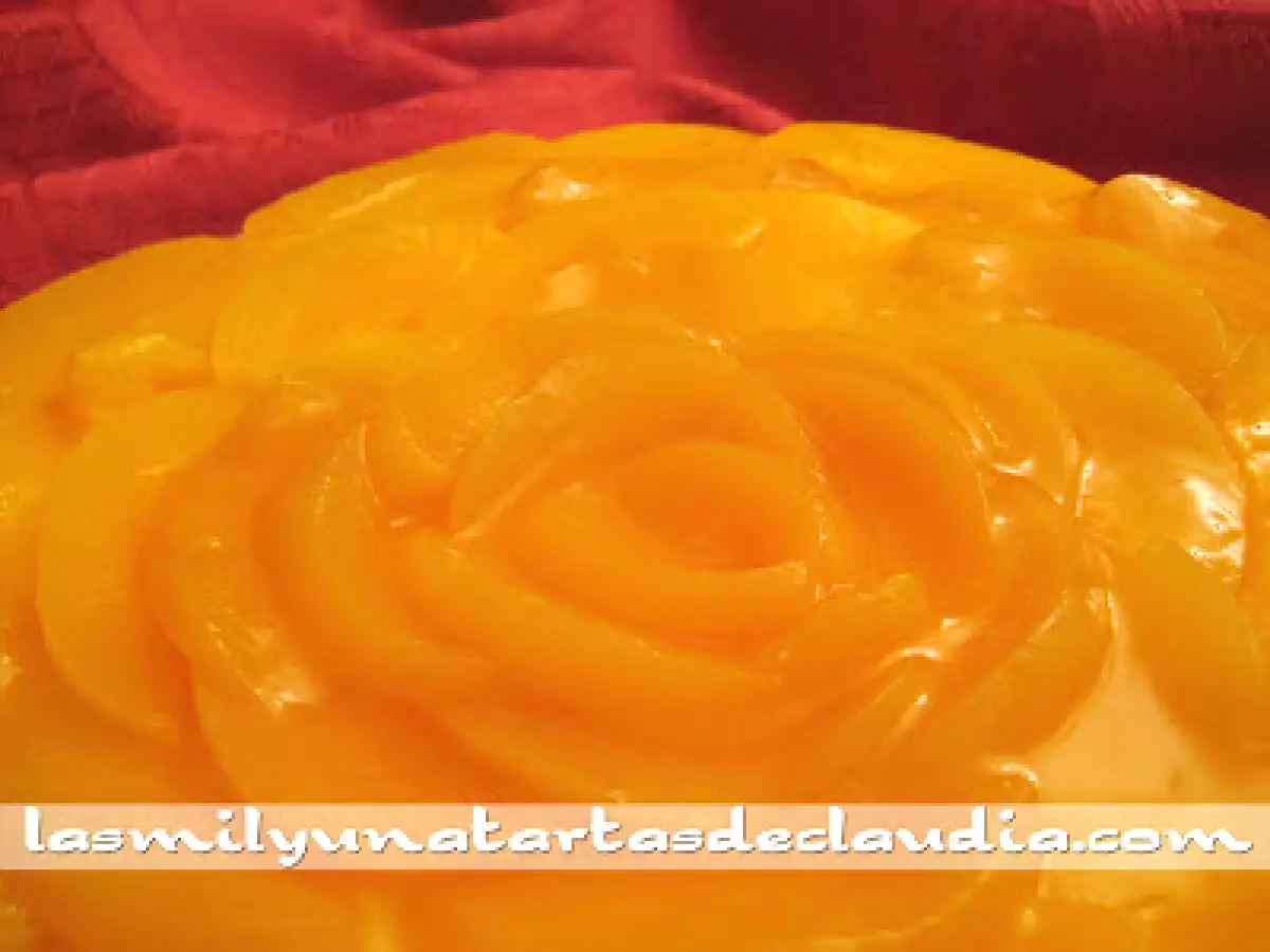 Tarta mousse de melocotón - foto 3