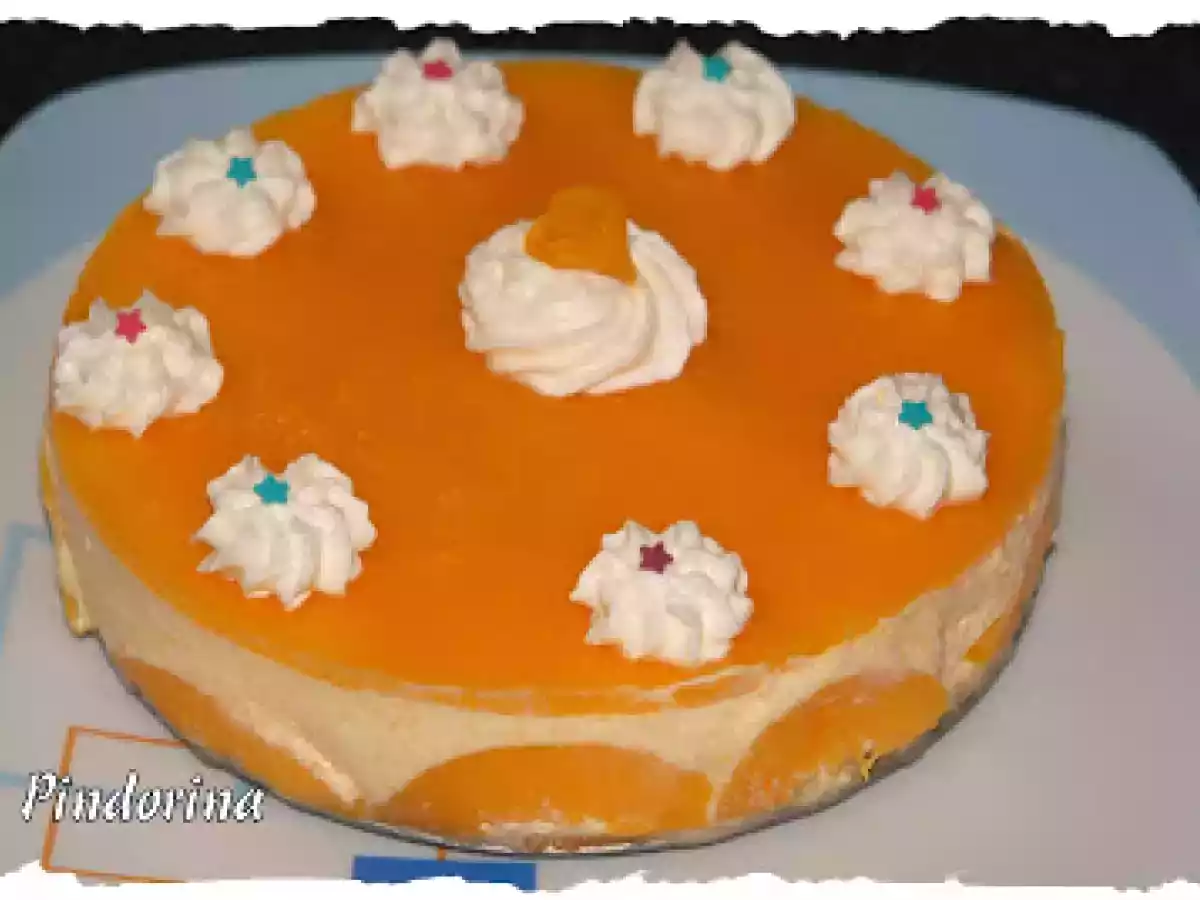 Tarta mousse de melocotón II