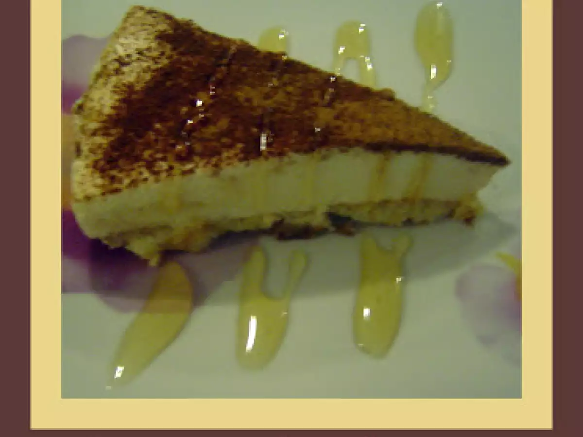 Tarta mousse de miel en microondas