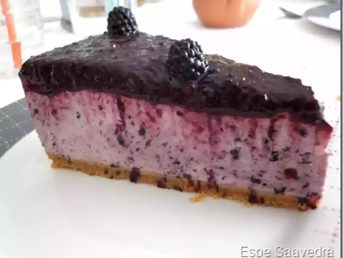 Tarta mousse de mora - foto 3