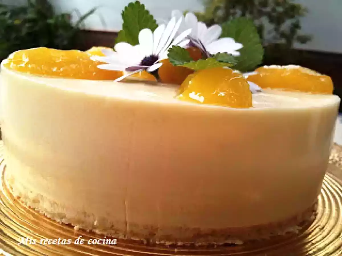 Tarta mousse de nectarinas - foto 2