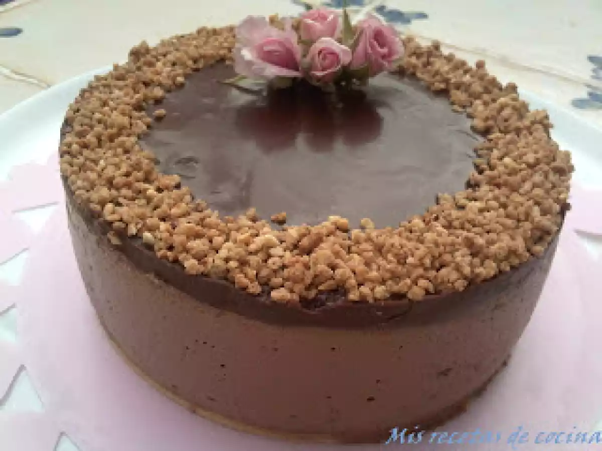 Tarta mousse de nutella