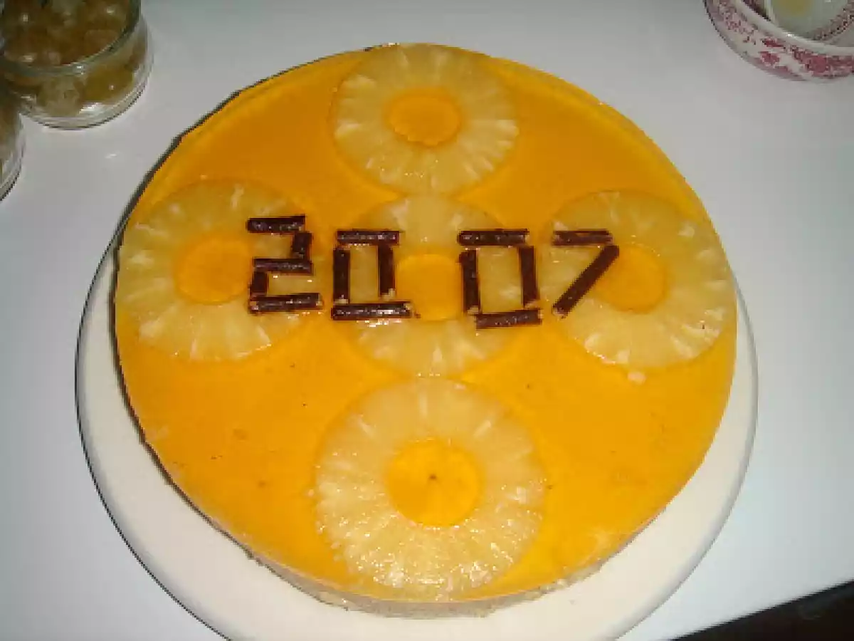 TARTA MOUSSE DE PIÑA