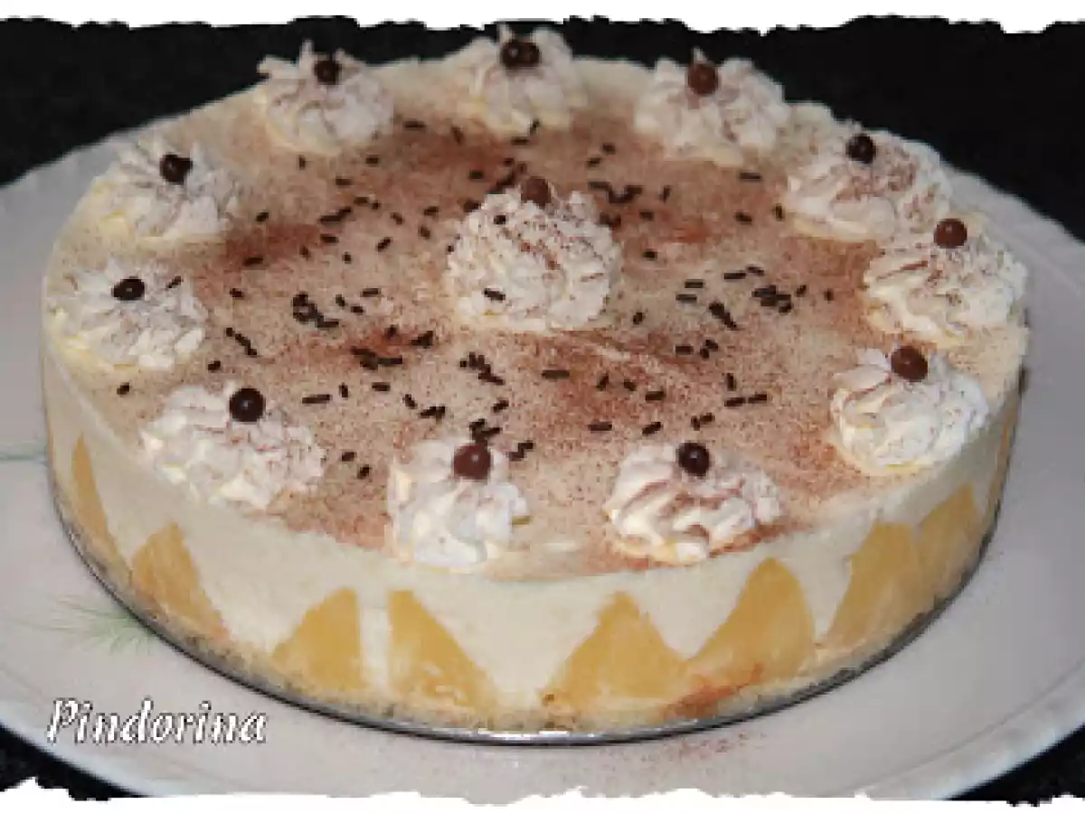 Tarta mousse de piña I