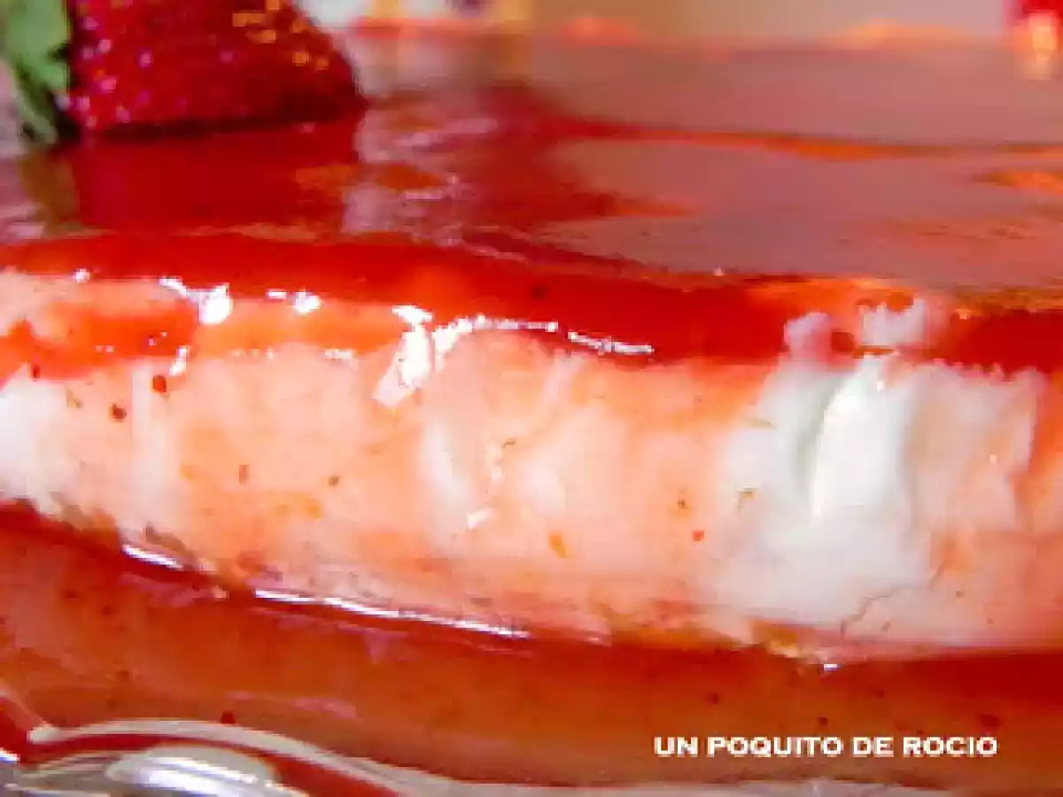 TARTA MOUSSE DE QUESO CON MERMELADA - foto 2