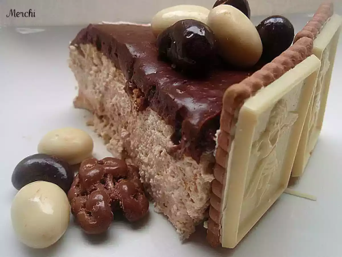 Tarta mousse de queso fresco, chocolate y café - foto 4