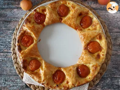 Tarta oranais - Hojaldre, crema pastelera y albaricoques, foto 5