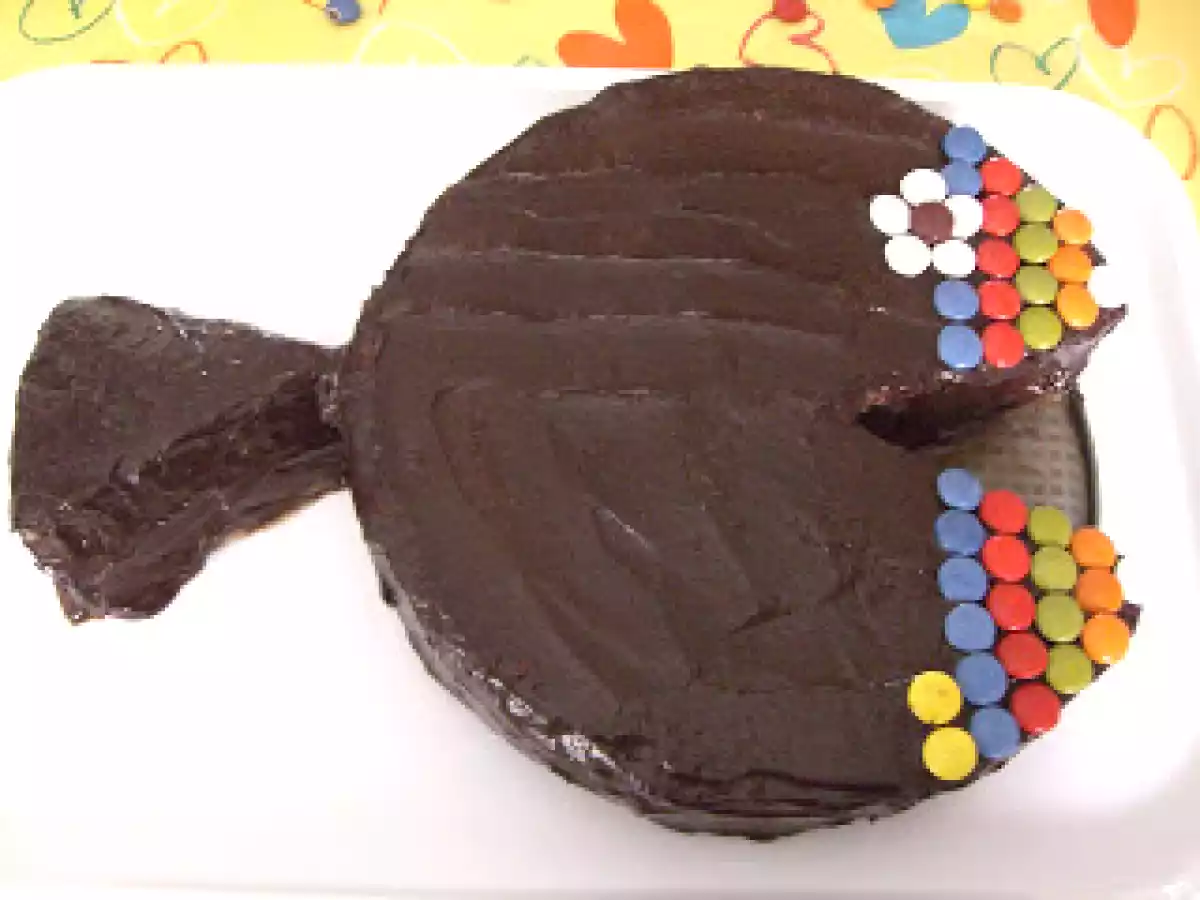 Tarta pez con chocolate - foto 4