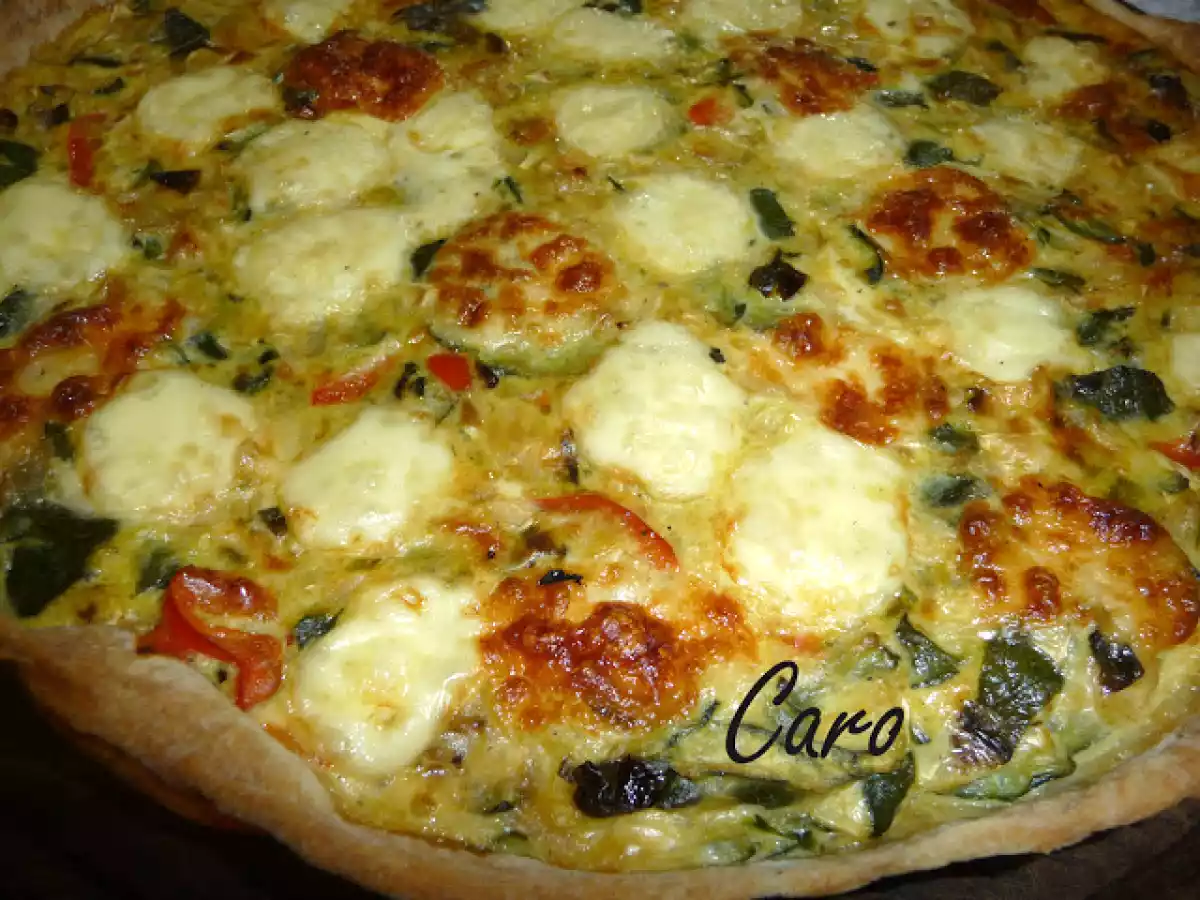 Tarta por dos ( zapallitos y puerros ) - foto 2