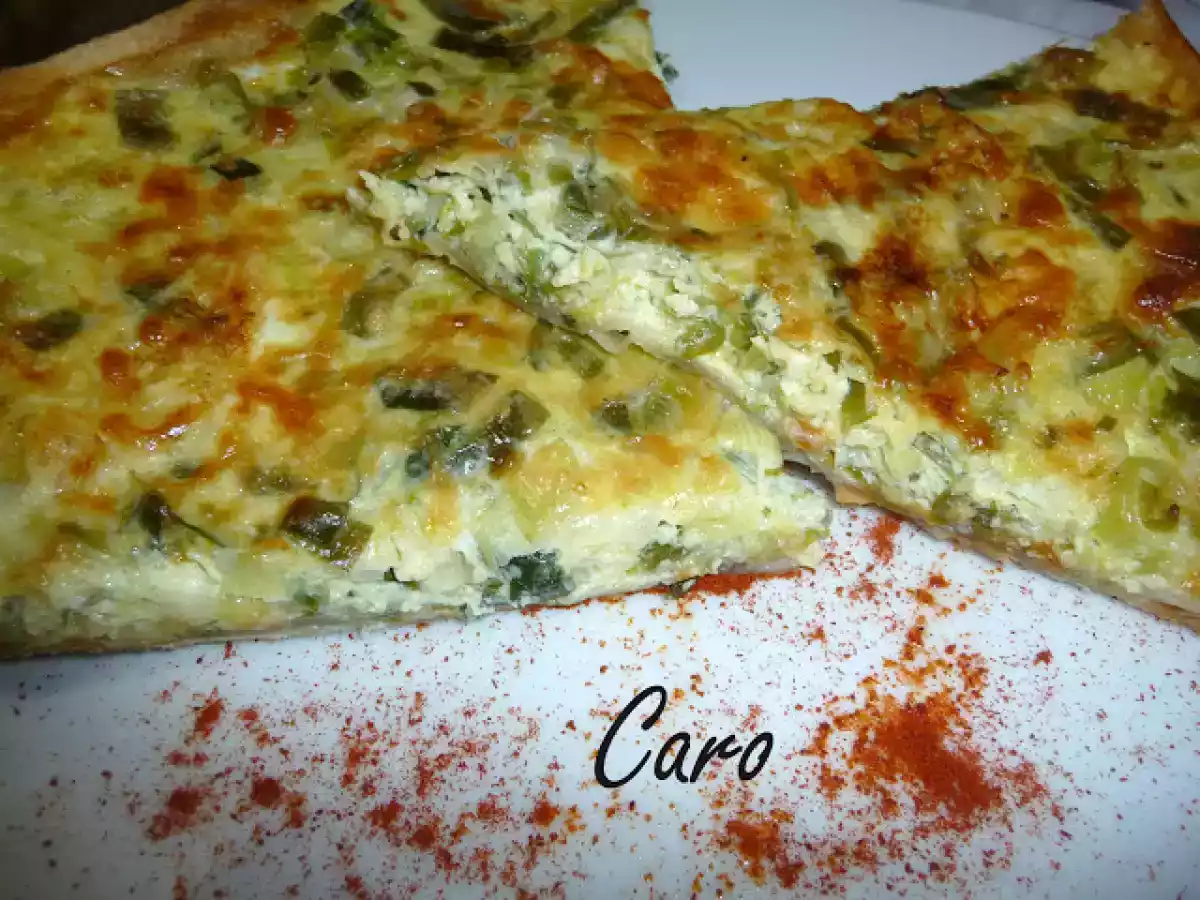 Tarta por dos ( zapallitos y puerros ) - foto 5