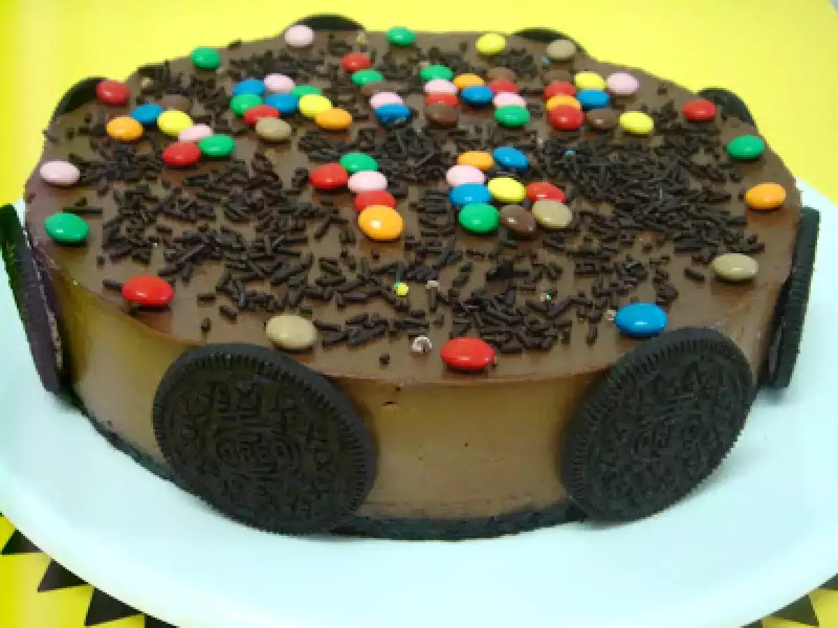 TARTA RÁPIDA DE CHOCOLATE Y QUESO - foto 2