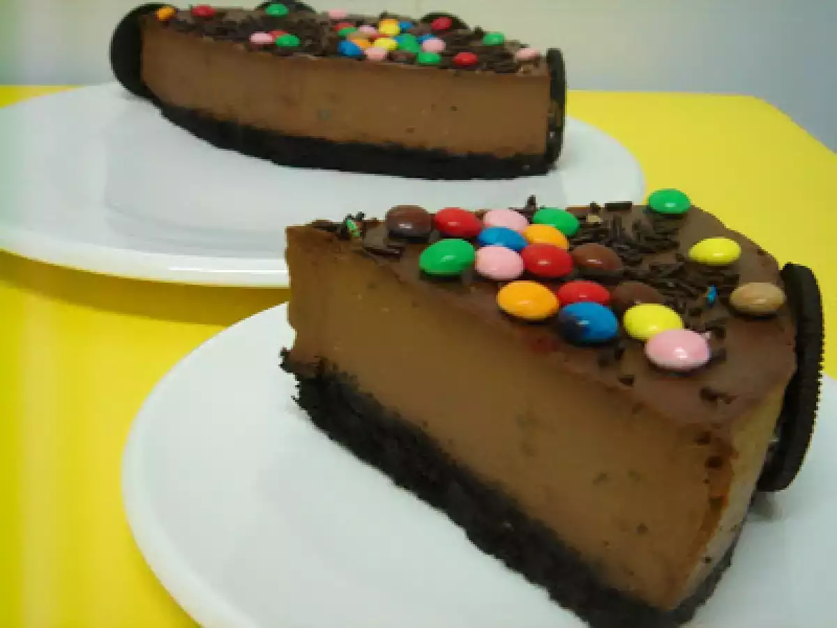 TARTA RÁPIDA DE CHOCOLATE Y QUESO - foto 5